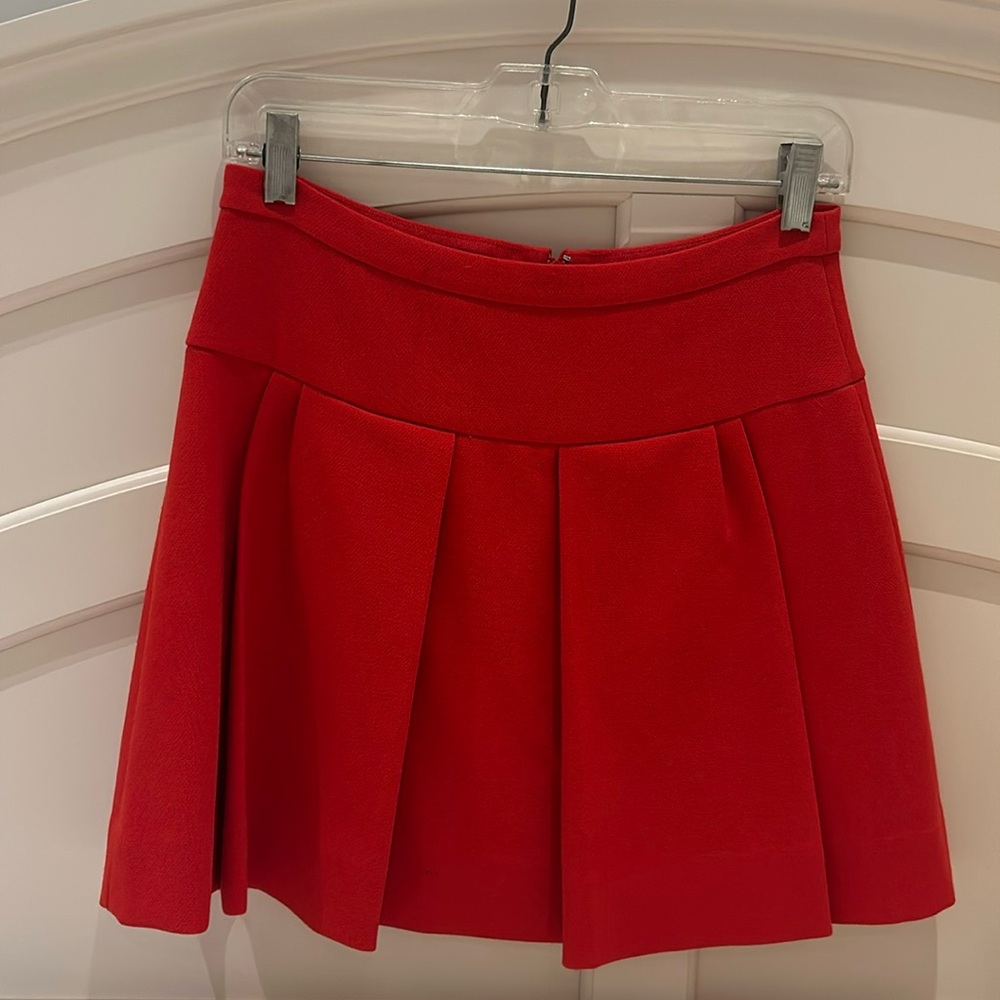 J. Crew Pleated Mini Skirt